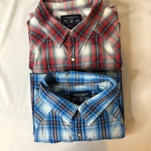 American Eagle Button Front Shirts XXL